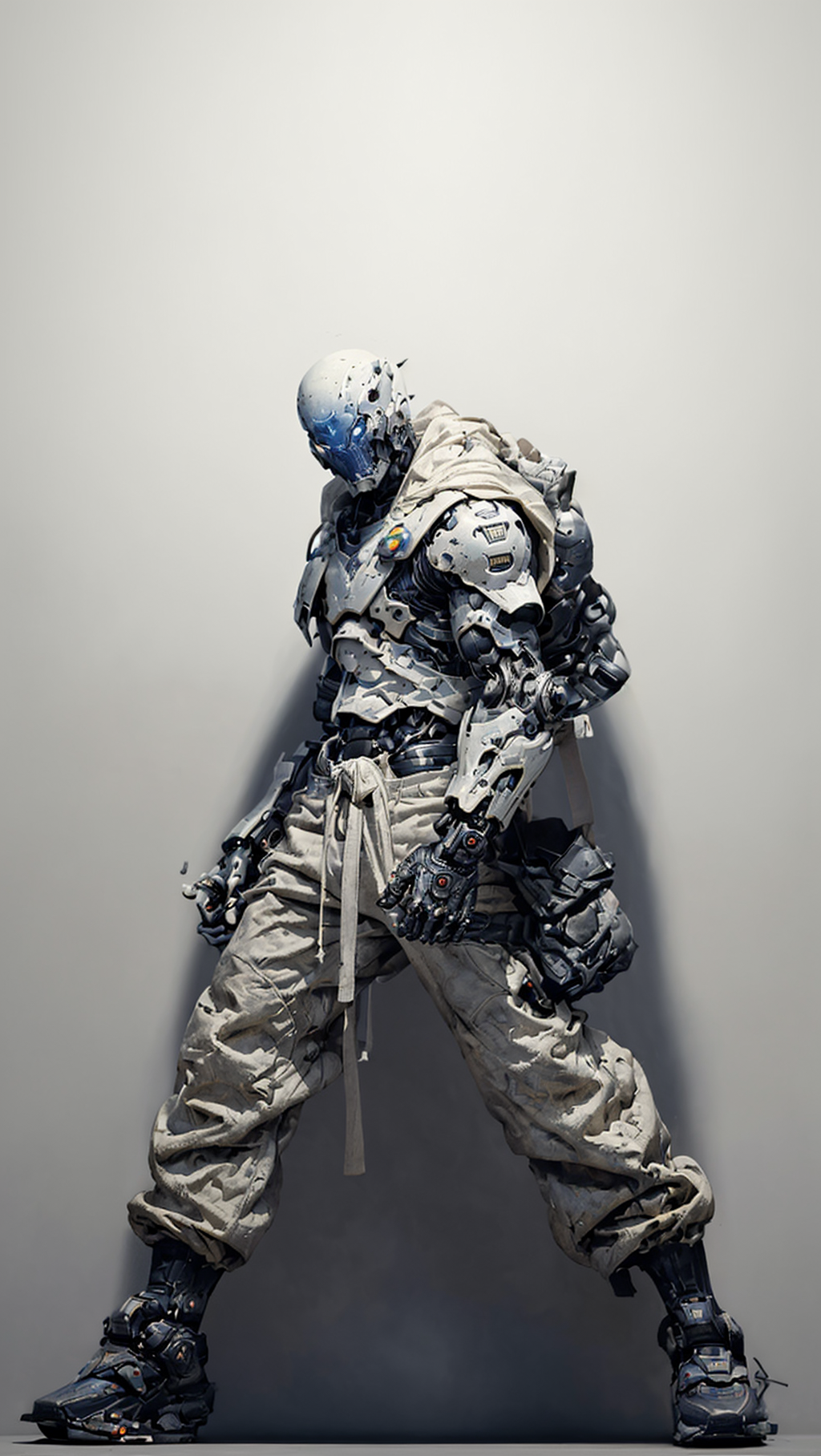 Futuristic Posing Humanoids
